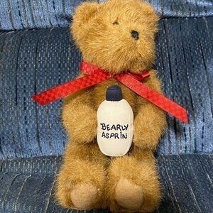 BOYDS BEARS BEARLY ASPRIN 8” FULLY JOINTED PLUSH